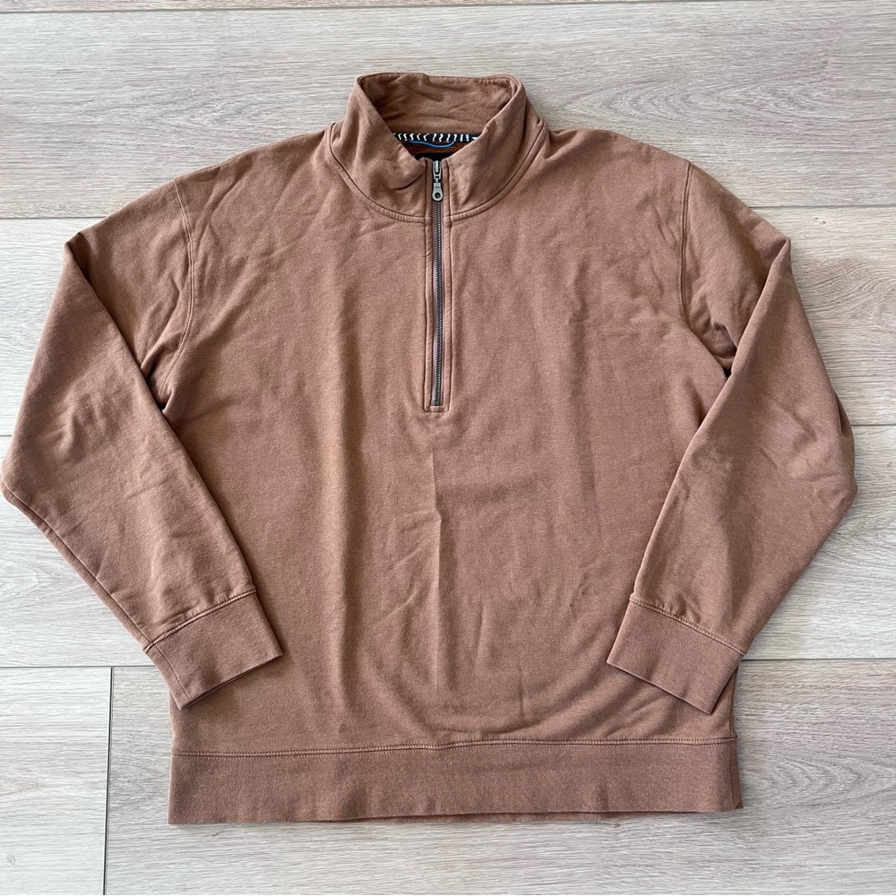 Stance Shelter 1/2 Zip Butter Blend Fleece Mens Size Large